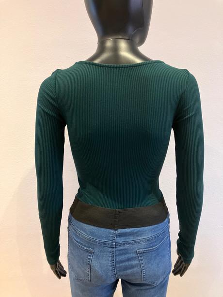 Dámske tmavozelené body stradivarius (s), stradivarius,s