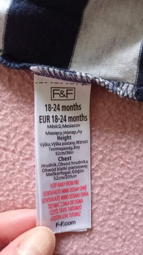 Polokošeľa pasiky, f&f,92