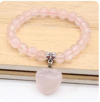 7 rôznych náramkov zliečivýchkameňovpolodrahokamov,