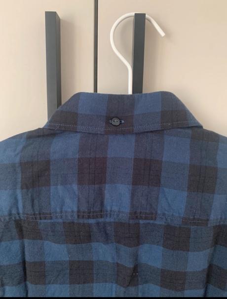 Modrá pánska flanelová košeľa mango, mango,l