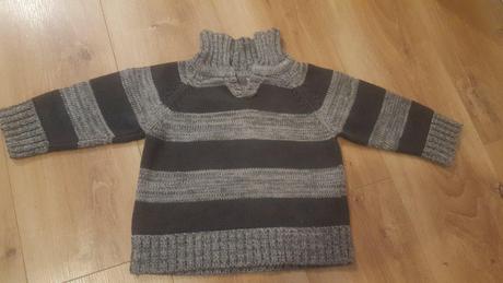 Pruhovaný svetrík 12-18 mes., h&m,86