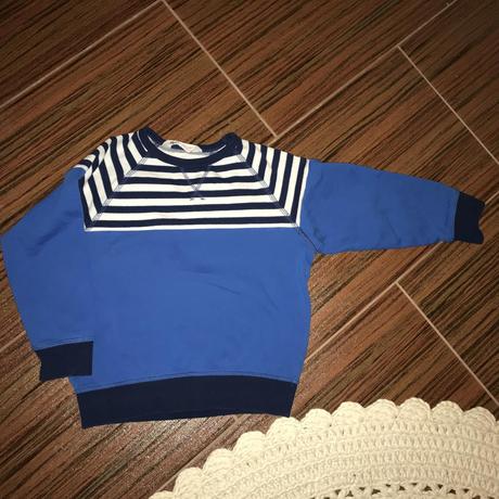 Krasna mikina top stav zvnutra jemne zatepkena, h&m,134