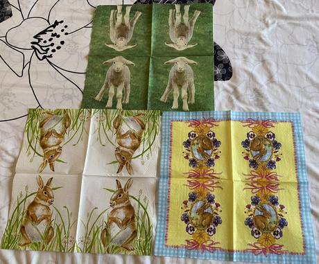 Servítky na tvorenie - veľká noc - jar,