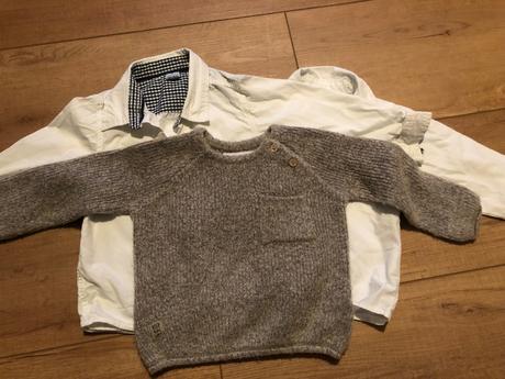 Sveter a 2 biele kosele, reserved,86