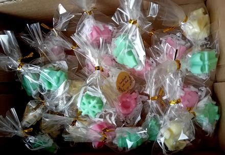 Adventné mini mydielka pre deti, 