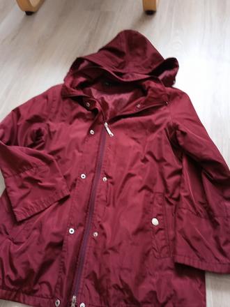 Bunda tenká bordova, xl