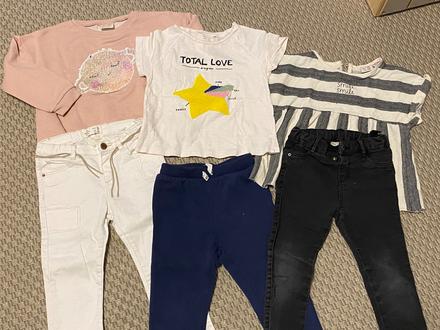 Balík oblečenia zara s poštovným, 104–116