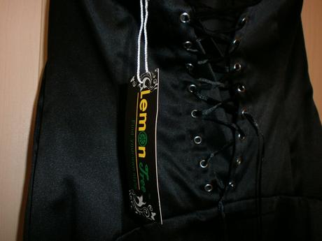 Korzetové saténové minišaty lemon free 36/38, 37