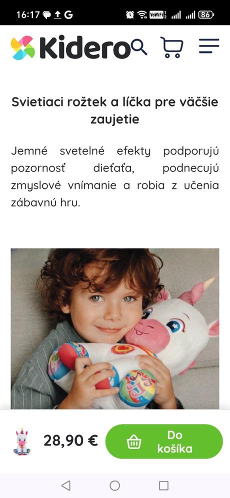 Interaktívny jednorožec clementoni,