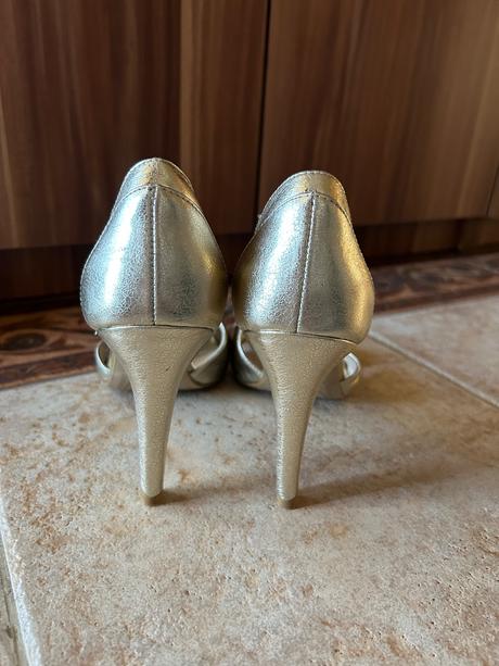 Sandále na opätku george bonelli - 37, 37