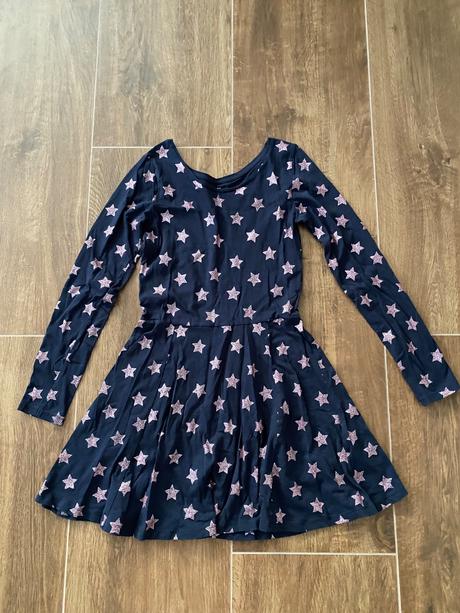 Hviezdičkové saty, h&m,158