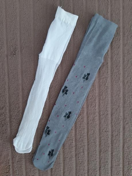 Pančuchy silonky mačka a myš 110/116 nové, 110