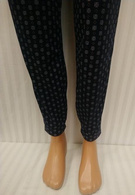 Dámske modré letné nohavice so vzorom, esmara, m, esmara,m