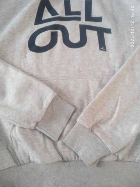 Mikina oversize, s