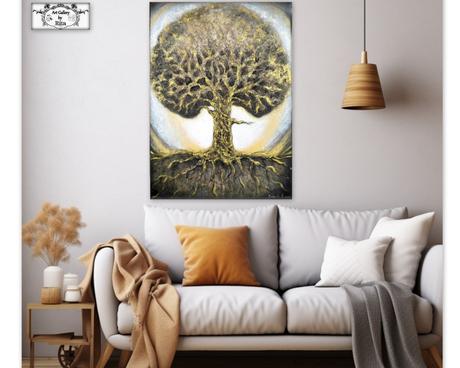 3d maľba "strom života",