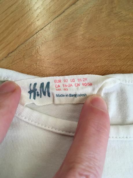 Tricko s dlhym rukavom h&m, h&m,92