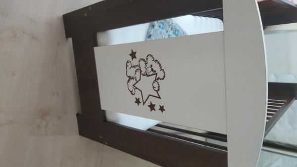 Postieľka - možnosť odmontovať jednu stranu