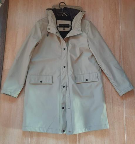 Kabát nepremokavý sivozelený vero moda m/l, vero moda,m