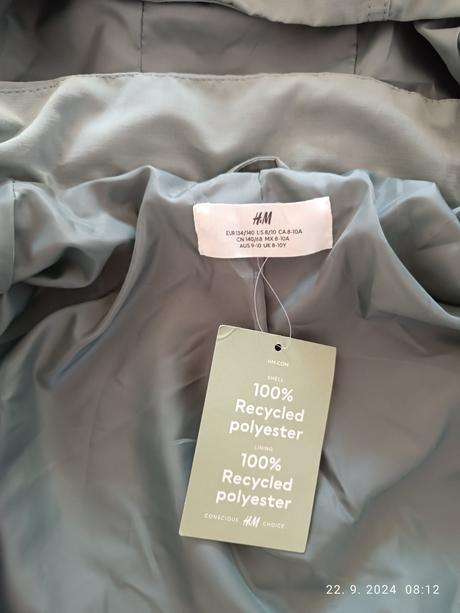 Prechodná bunda h&m, h&m,134