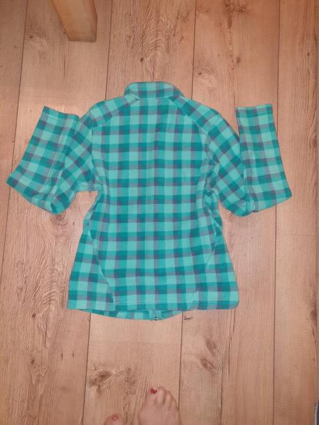 Mikina  zelenkava +vesta gratis, l