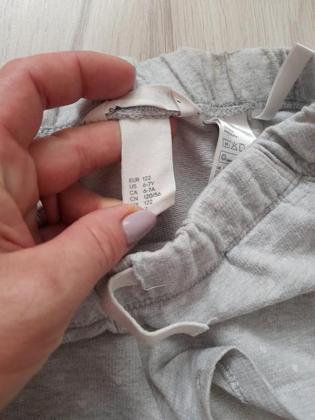 Dievčenské kratasky h&m č.122, h&m,122