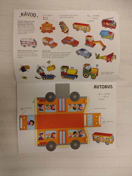Vystrihovačky doprava 11 modelov, infoa, 30x21 cm, 