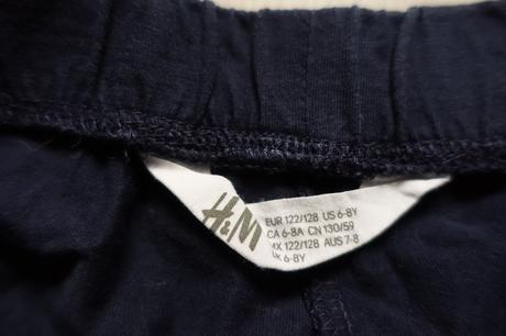 Bavlnené kraťasky h&m 122/128, h&m,122