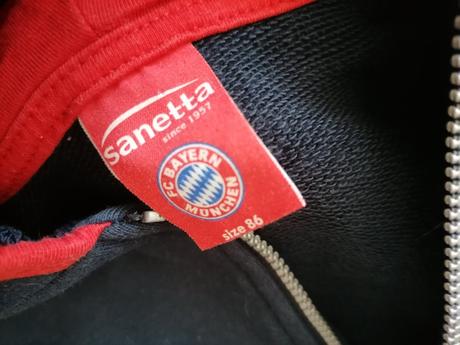 Mikina bayern munchen chlapčenská, sanetta,86