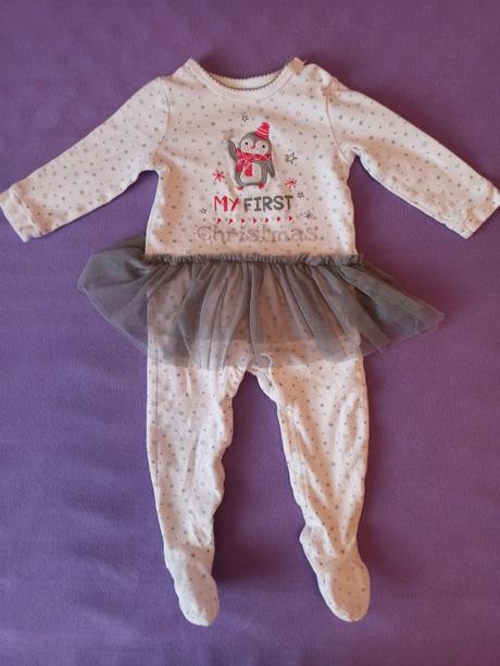 Vianočné pyžamko - overal na spanie, 86