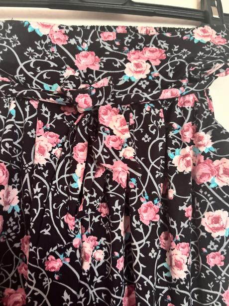 Kvetované tepláky/nohavice, xs