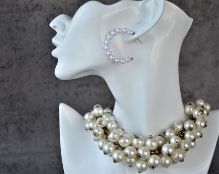 Perličkové náušnice,