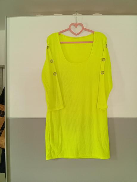 Neónové šaty xl, xl