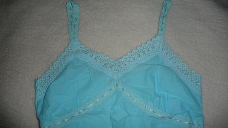 Príjemný top, papaya,s