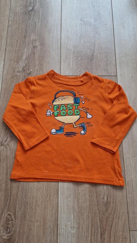 Tričko s dlhým rukávom veľ. 86 cm., babykap,86