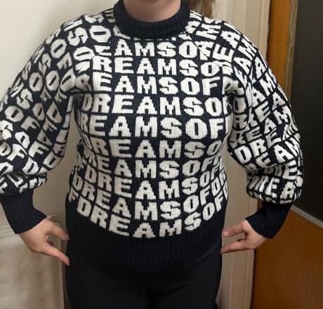 Teplý sveter značky h&m, h&m,xs