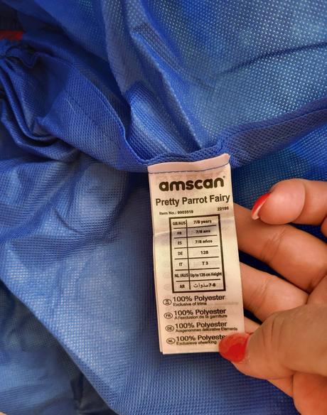 Karnevalové šaty pretty parrot fairy na 7-8r,