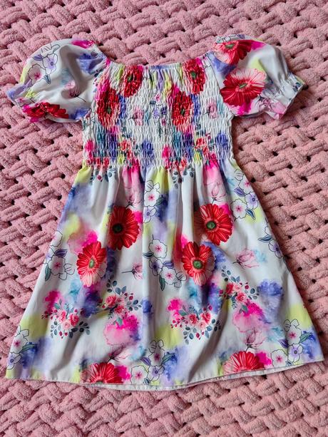 Letné šaty pre dievčatko, 92