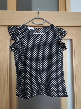 Blúzka s volánikovými rukávmi, s