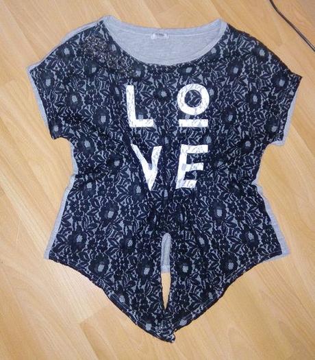 Tričko s čipkou, fracomina,l