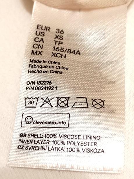 Dlhé bodkované šaty, h&m,36