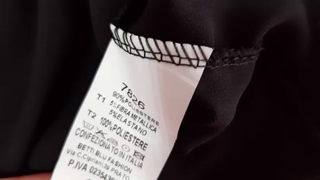 Nova čierna tunika top, l