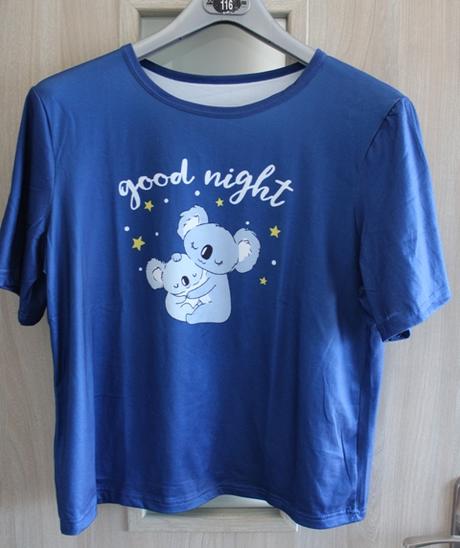 2x pyžamové tričká, l