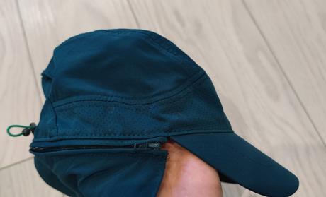 Detská šiltovka s uv ochranou a chráničom krku, quechua