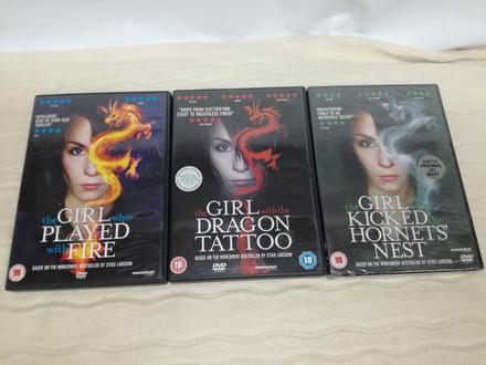 Dvd stieg larsson millenium trilogy  au19, 