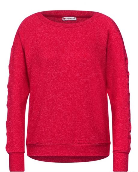 Street one červená mikina vel.xs-s, street one,s / xs