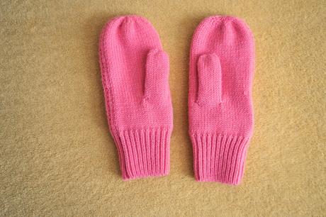 Pletená sada rukavice a čiapka, h&m,134