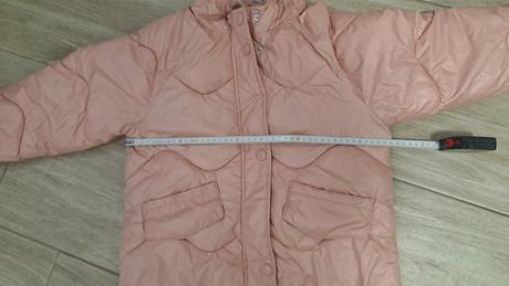 Bledoružová bunda, sinsay,128