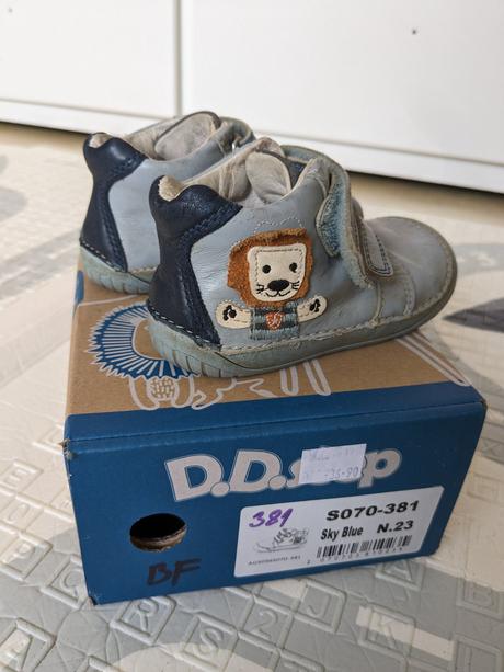 Dd step 070-381 sky blue - prechodné topánky, d.d.step,23