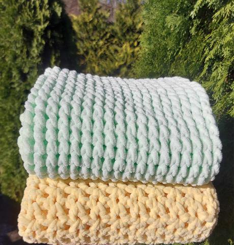 Deka pre novorodencov, farba mäty, 