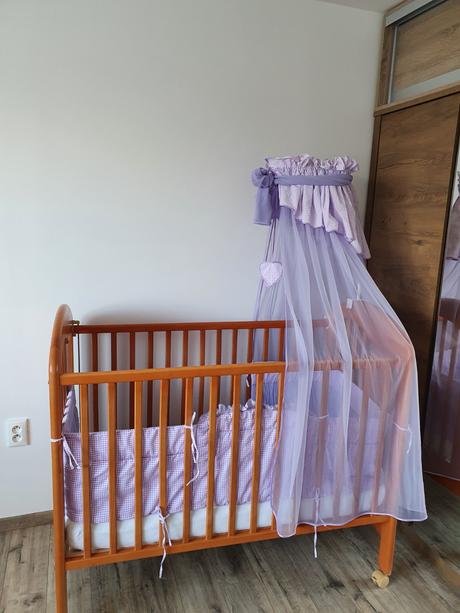 Postieľka jarda buk (odtieň jelša), šírka (cm): 60,dĺžka (cm): 120